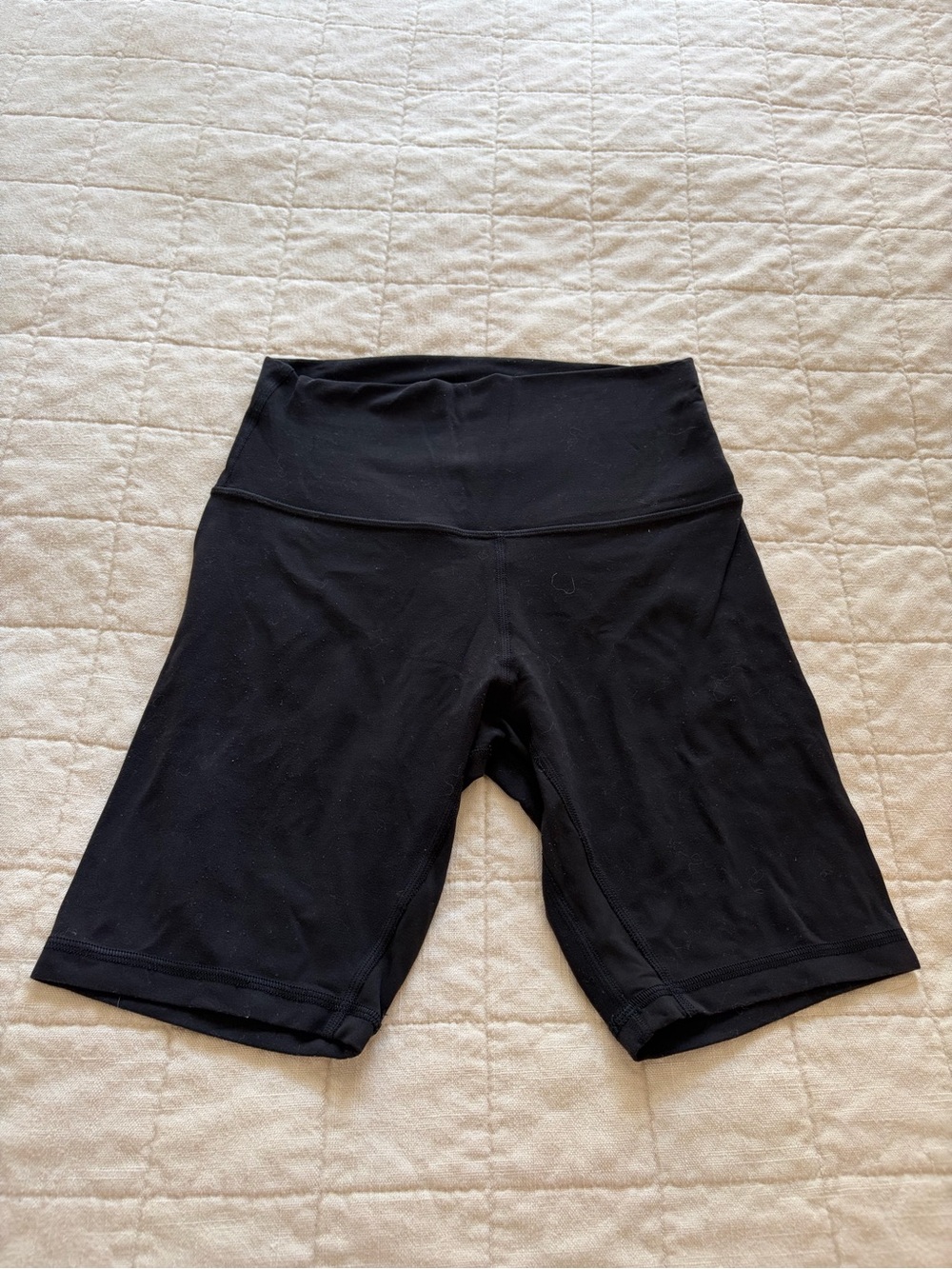 lululemon athletica Black High-Rise Bike Shorts 8 Inch length